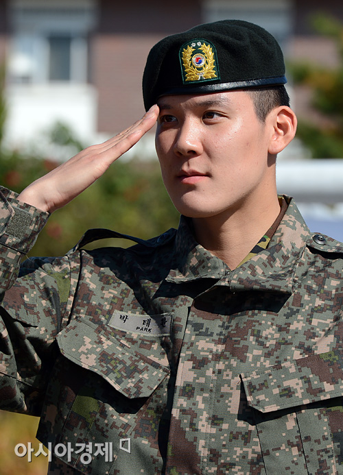 [포토] 군기 잡힌 박태환