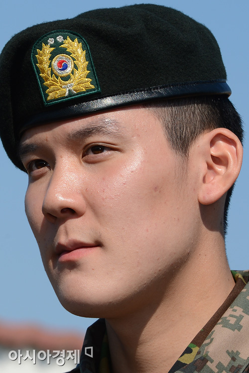 [포토] 박태환 '베레모가 잘 어울리나요'