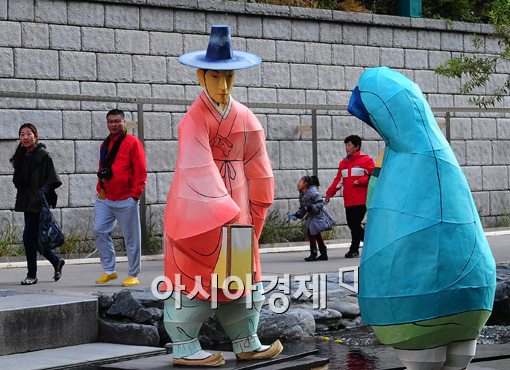 [포토]내일 개막하는 청계천 등불축제