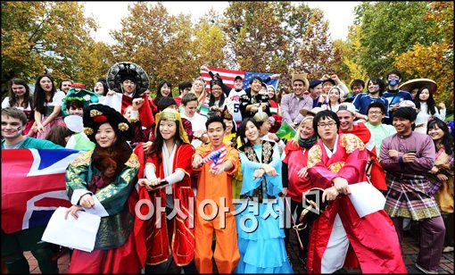 [포토]고려대 외국인학생 축제