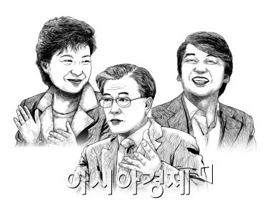 안철수, 朴과 대결서 '50%고지' 탈환…7.8%p 격차