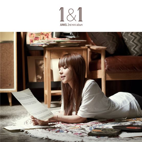 Juniel poses in a photo taken for her new mini-album "1&1," set to be dropped on November 20, 2012. [FNC Entertainment]