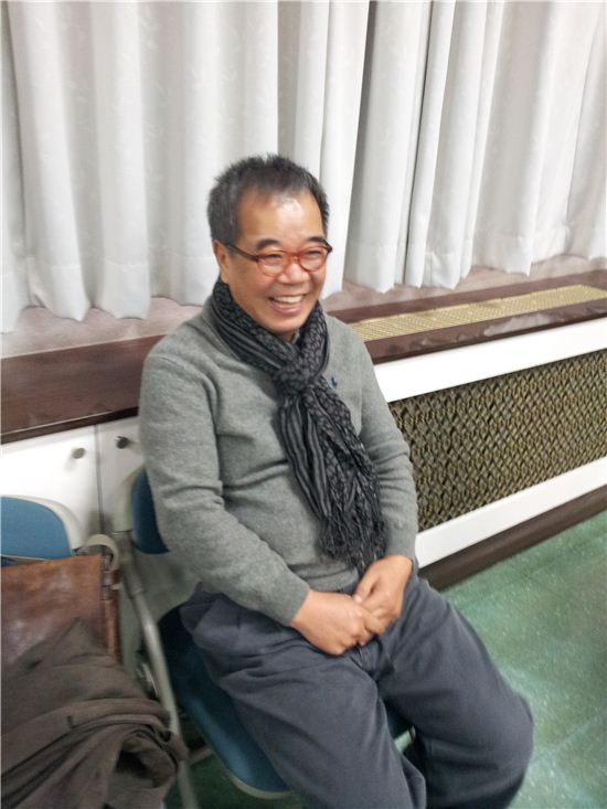강연 전 김용택 시인 
