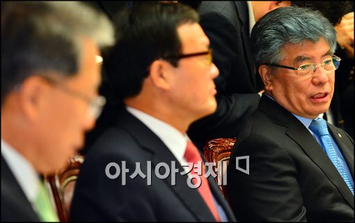 [포토]모두발언 중인 김중수 한은총재 