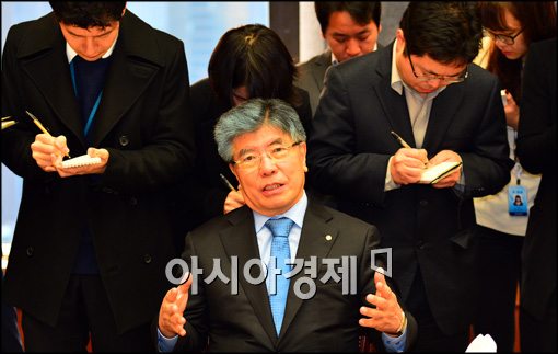[포토]모두발언 중인 김중수 한은 총재, 11월 금융협의회