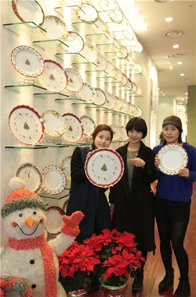 한국도자기 "도자기로 크리스마스 분위기 내보세요"