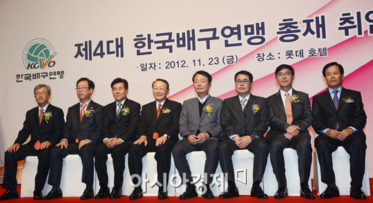 [포토] 구자준 제4대 KOVO 총재 취임식