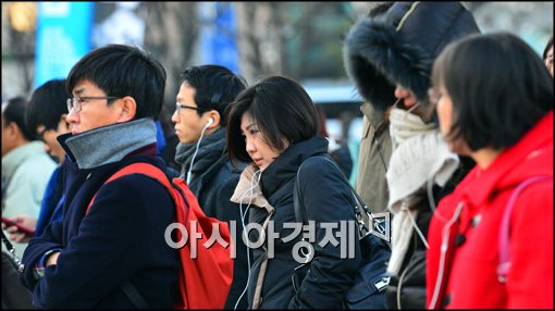 [포토]'움츠린 출근길'