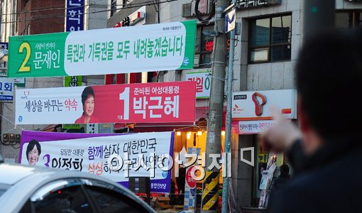 [포토]"벌써 선거유세 시작하나보네"