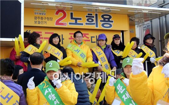 노희용 후보 "정권교체로 문화전당 걱정 사라지게 될 것"