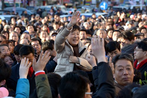 29일 동인천 유세에서 박근혜 후보