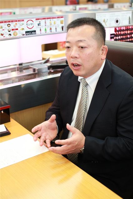 토요사키 대표 "한국 찍고 회전초밥 세계화 도전"