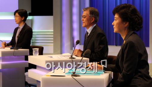 [TV토론]이정희 "유통법 왜 막느냐" vs 박근혜 "납품업체 사정 아는가"
