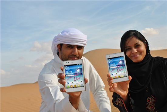 LG전자, '옵티머스 뷰' 중동 UAE 출시