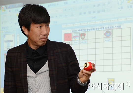 [포토] 박남열 감독 '3번 뽑았네~'