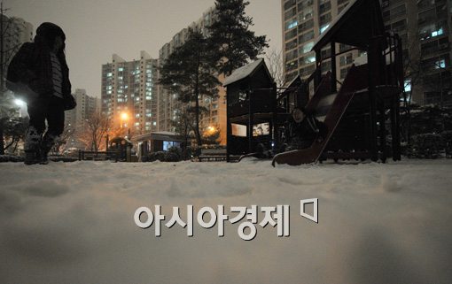 [포토]"눈이 와도 즐거워요"