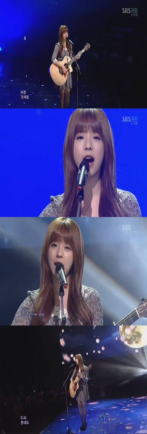 '인기가요' 주니엘, 국민 여동생의 애절 충만 감성 발라드