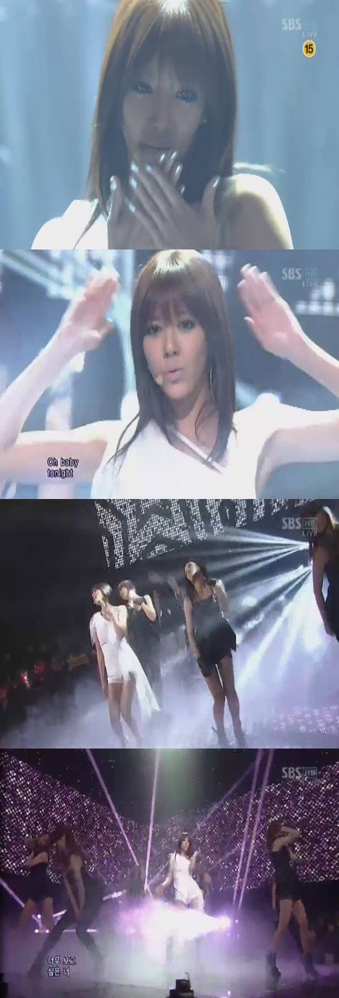 '인기가요' 손담비, 감각적 멜로디+매력적 보이스 男心 자극