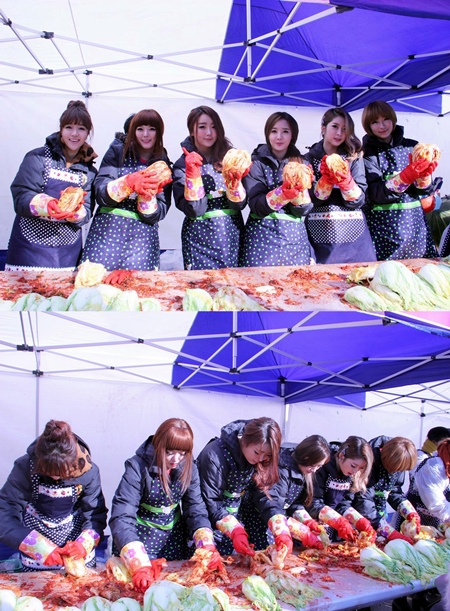 달샤벳, '이웃 돕기' 나섰다… '사랑의 김장' 행사 참여