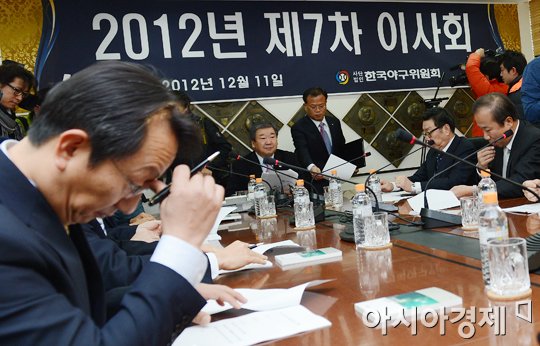 [포토] 2012년 한국야구위원회 제7차 이사회
