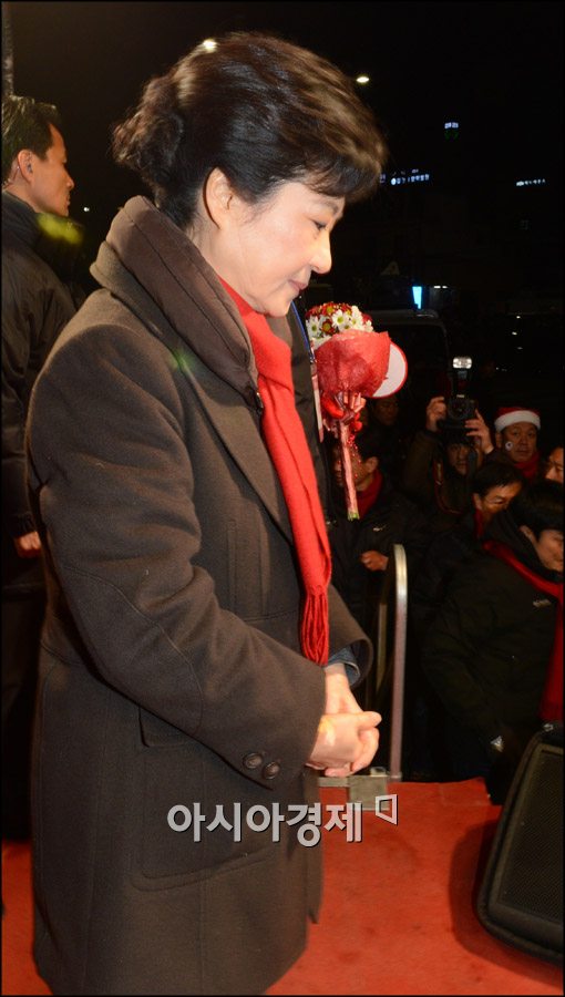 [포토]침묵하는 박근혜 후보