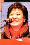 [포토]미소보이는 박근혜 후보