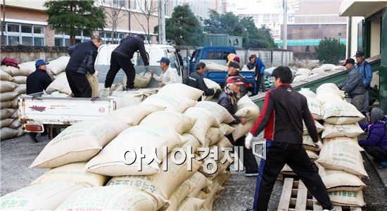 곡성군, 공공비축미곡 매입 완료 