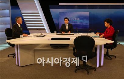 [TV토론]박근혜·문재인, 복지재원 조달방안 놓고 '정면충돌'