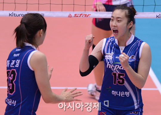 [포토] 황민경 '스파이크 봤지?'