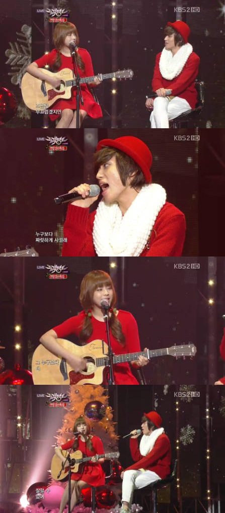 '뮤직뱅크' 틴탑 니엘-주니엘, 연인 모드로 듀엣 무대