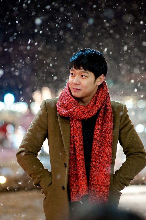 박유천, '보고싶다' 촬영장서 화이트 크리스마스 맞아