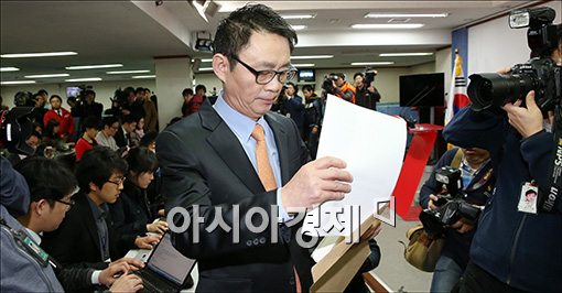 [포토]인수위원장에 김용준 전 헌재소장 임명