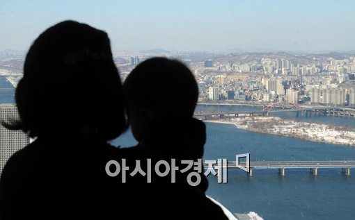 [포토] 파란 하늘 하얀 서울 