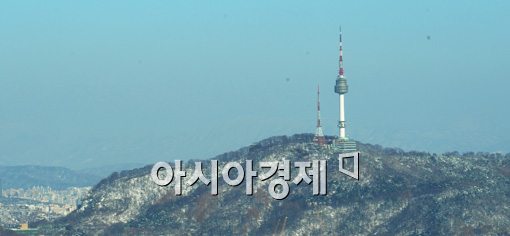 [포토]눈 쌓인 남산 