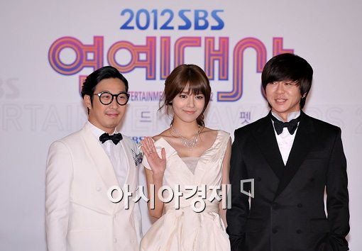 [포토]'2012 SBS 연예대상 3MC' 하하-수영-윤도현