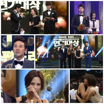 KBS2 '연기대상', MBC-SBS 시상식 따돌리고 시청률 1위 