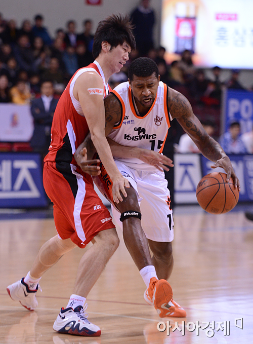 [포토] 포웰 '정휘량, 계사년 첫날부터 너무 거친거 아냐?'