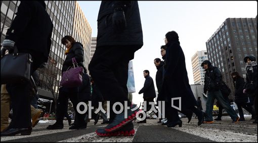 [포토]새해 첫 출근하는 시민들