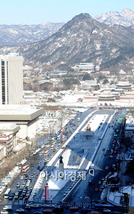 [포토]눈 덮인 서울시내 