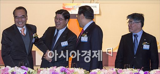 [포토]분위기 좋은 금융계 신년인사회