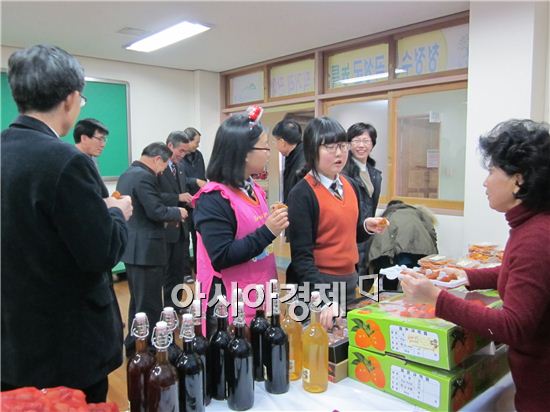 곡성 친환경 농산물, 여고생 입맛에도‘최고’