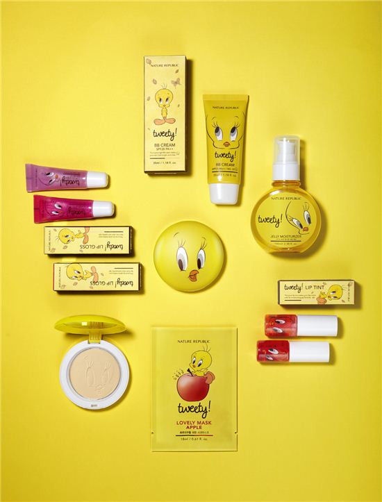 네이처리퍼블릭, '트위티' 캐릭터 라인 출시