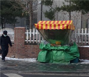 '한파의 역습' 문 닫는 노점상 속출··길거리 음식이 사라진다