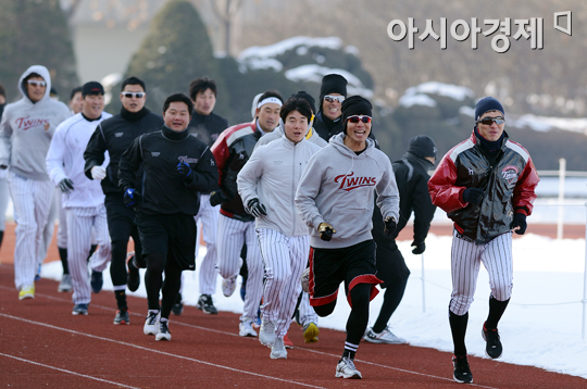 [포토] LG 트윈스 체력왕은 누구?
