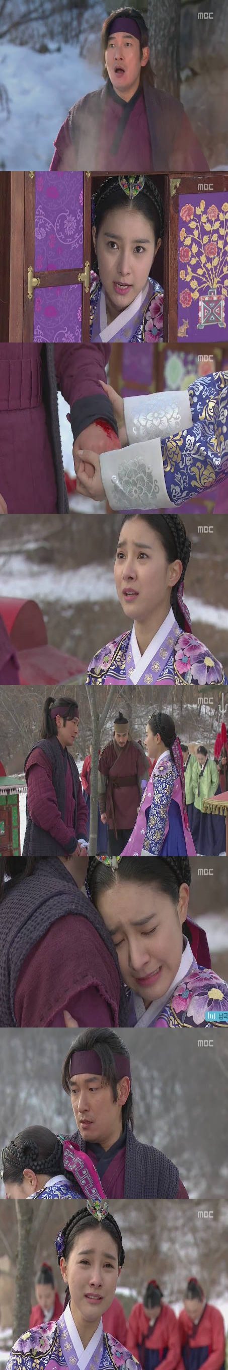 '마의' 김소은, 조승우 품에 안겨 눈물 "널 잊지 못할거야"