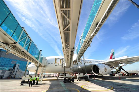 에미레이트항공, A380 전용 터미널 시범 운영