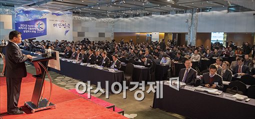 [포토]"2013년 세계시장 진출 전력 설명회"