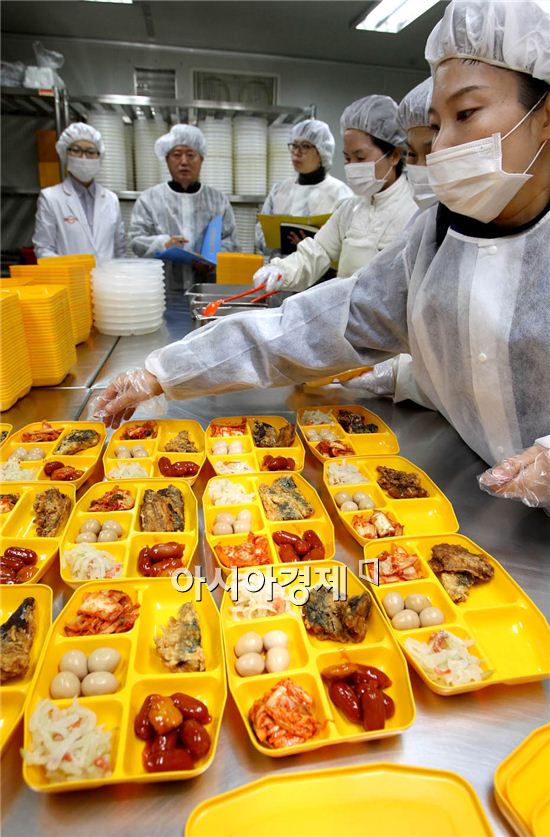 [포토]겨울방학 도시락배달업체 위생점검 