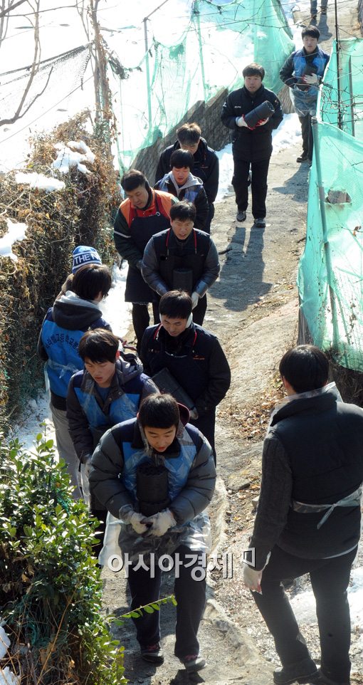 [포토]나란히 나란히 사랑배달이요 