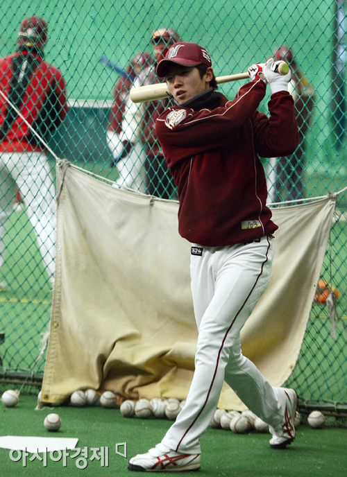 [포토] 넥센 김민준 '최고의 신인을 꿈꾸며'